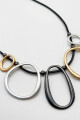COLLAR GALAXIA PLATA ORO