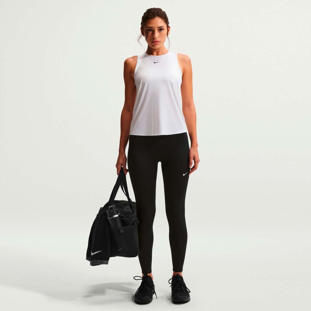 Pantalón Largo Nike One Dri-Fit High-Rise 7/8 Tight de Mujer - Negro 
