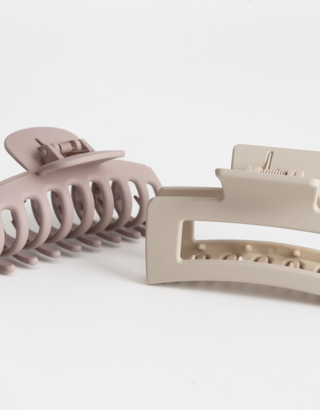 Broches Sets Carey Set De Broches Matte - Combinacion Bicolor