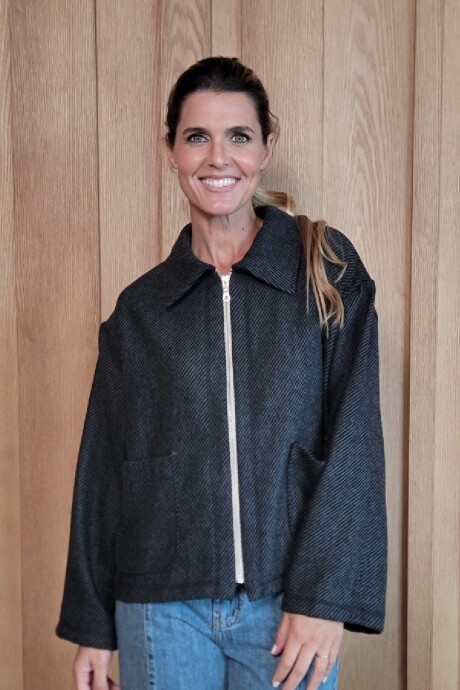 Chaqueta Manhattan Espigado oscuro