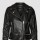 chaqueta heather short coated Black
