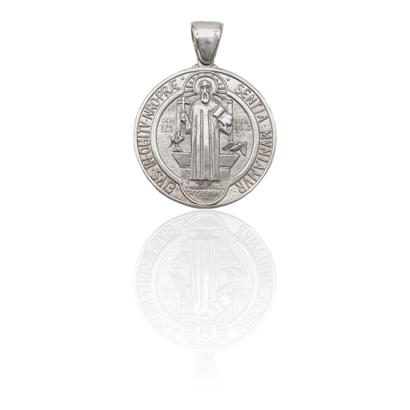 Dije San Benito-Plata 925-Sin Piedra-CP3128 Sinpiedra