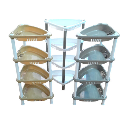 Organizador esquinero de plástico 4 niveles 3 colores Organizador Esquinero De Plástico 4 Niveles 3 Colores