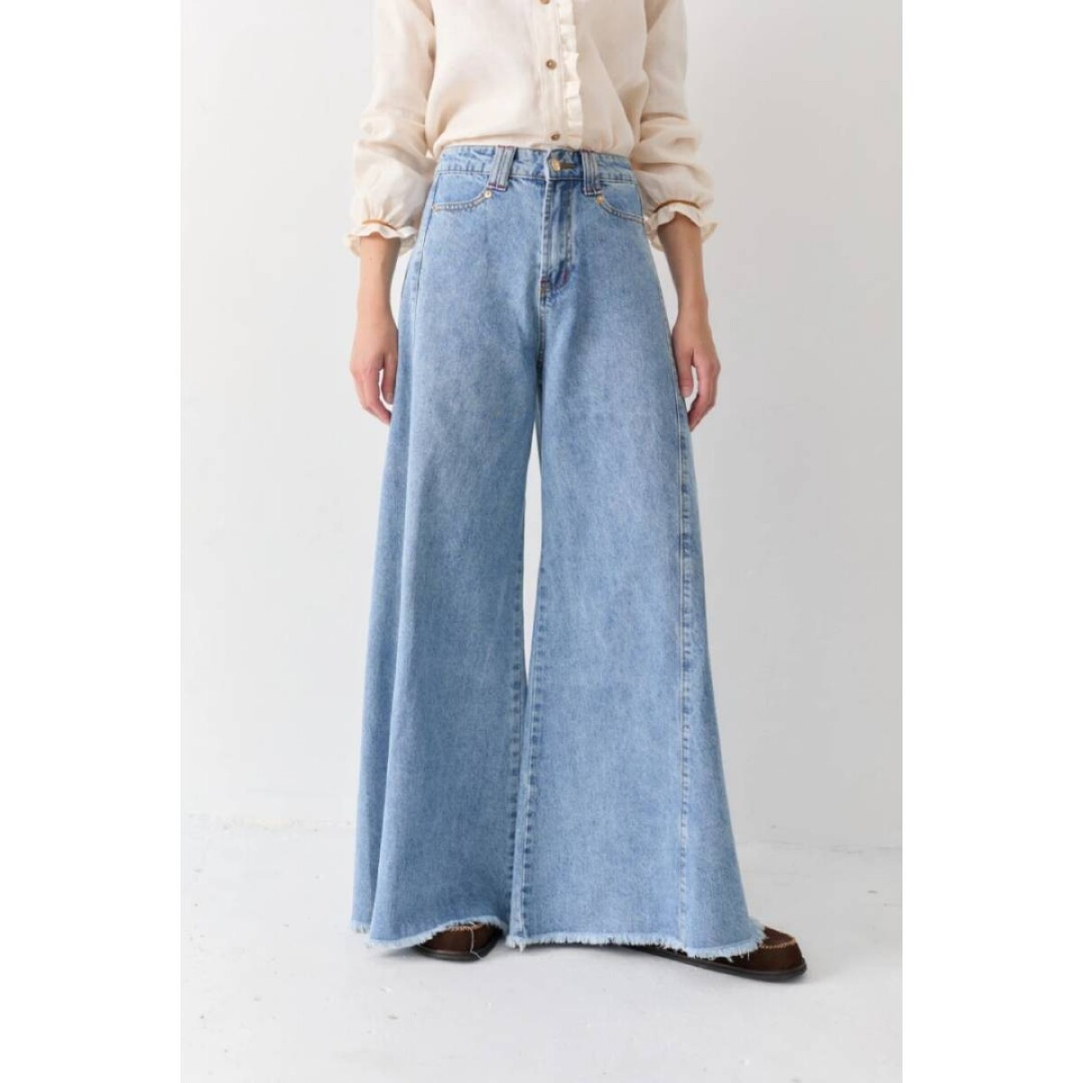 Jean Wide XL - Celeste 