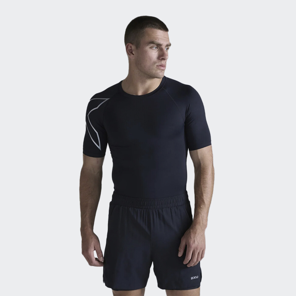 Remera 2XU Core Compression Short Sleeve - Negro 