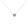 Conjunto medalla Ojo turco- Plata 925 - Zirconias- CJ3057 Conpiedra