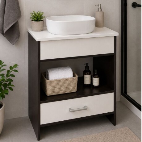 MUEBLE DE BAÑO 64 CM CON MESADA DE QUARELLA - SIN BACHA MUEBLE DE BAÑO 64 CM CON MESADA DE QUARELLA - SIN BACHA