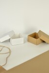 CAJA ECO 04 - 12X06X12 cm REVERSIBLE BLANCO - MADERA