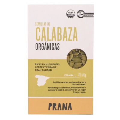 Semillas De Calabaza Prana Orgánica 180g Semillas De Calabaza Prana Orgánica 180g