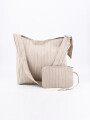 BANDOLERA DETROIT BEIGE