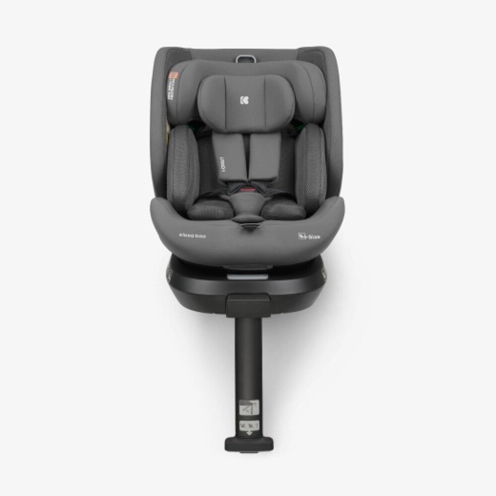 Butaca i-ORBIT KIKKABOO ISOFIX 360 0-36kg C LEG SUPPORT - grey Butaca i-ORBIT KIKKABOO ISOFIX 360 0-36kg C LEG SUPPORT - grey