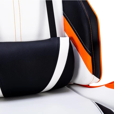 Silla Gamer Meetion MT-CHR15 Blanca y Naranja Silla Gamer Meetion MT-CHR15 Blanca y Naranja