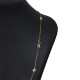 Collar En Oro 18K Con Detalle De 5 Brillantes Collar En Oro 18K Con Detalle De 5 Brillantes
