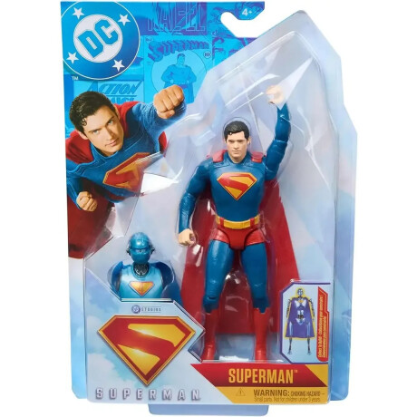 Figura Superman Power Up 15cm Con Accesorios Figura Superman Power Up 15cm Con Accesorios