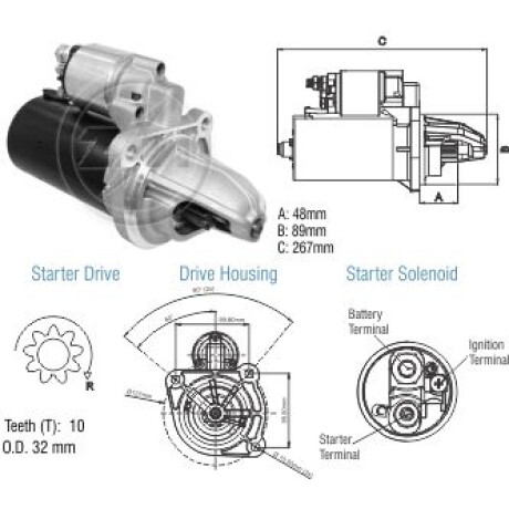 ARRANQUE - M.BENZ L1113 1116 1117 1316 1317 1516 BOSCH 12V10D ZM ARRANQUE - M.BENZ L1113 1116 1117 1316 1317 1516 BOSCH 12V10D ZM