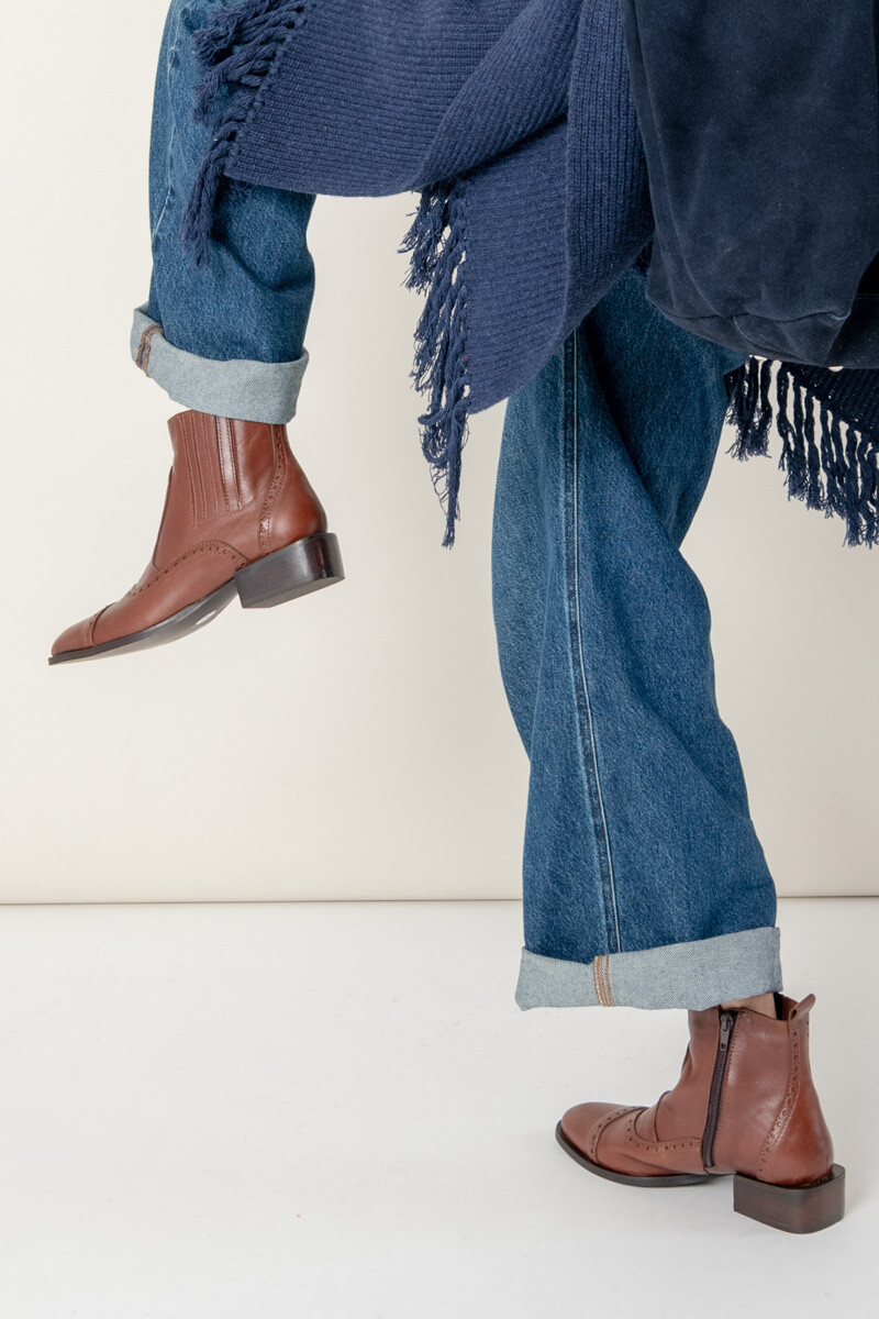 Bota turin Cognac