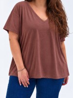 Remera Viviana Chocolate