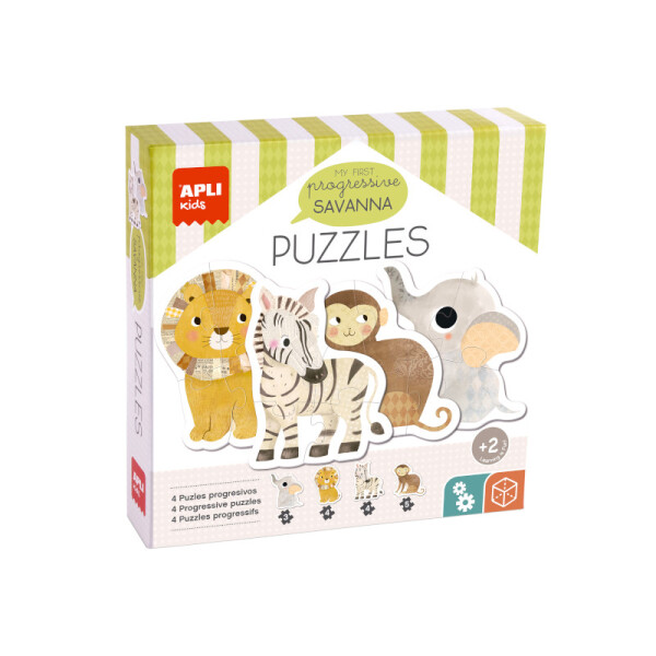 Puzzle progresivo mi primer Sabana - Apli Única
