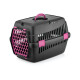 5097 - PET CARRIAGE BAG MEDIUM BLACK BLACK/FUSCHIA 5097 - PET CARRIAGE BAG MEDIUM BLACK BLACK/FUSCHIA