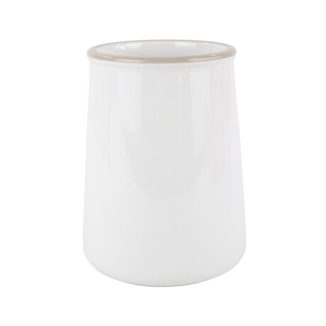 Florero de ceramica blanco liso Florero de ceramica blanco liso