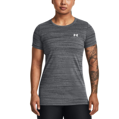 REMERA UNDER AMROUR TECH TIGER Black & Grey