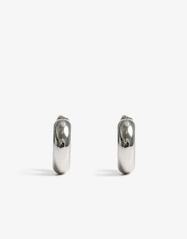 Aros Sets Metal Set De Aros Metal Bold - Plateado Rodio