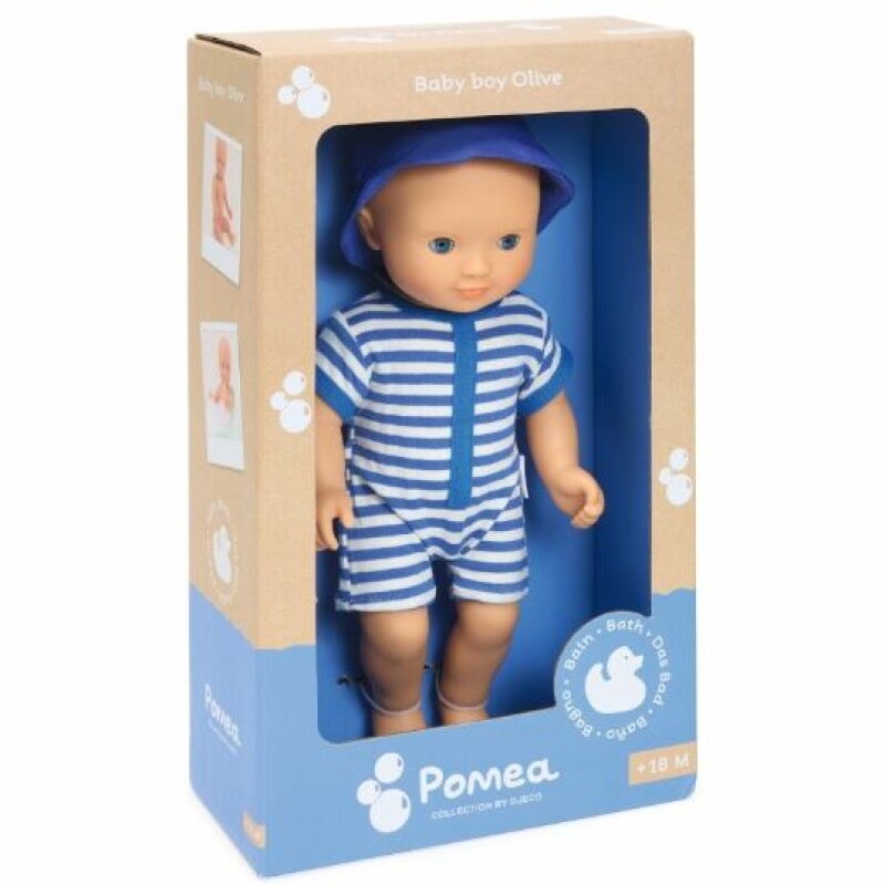 DJBEBED Muñeco Bebe Con Ropa Pomea Dolls - Baby Boy Olive