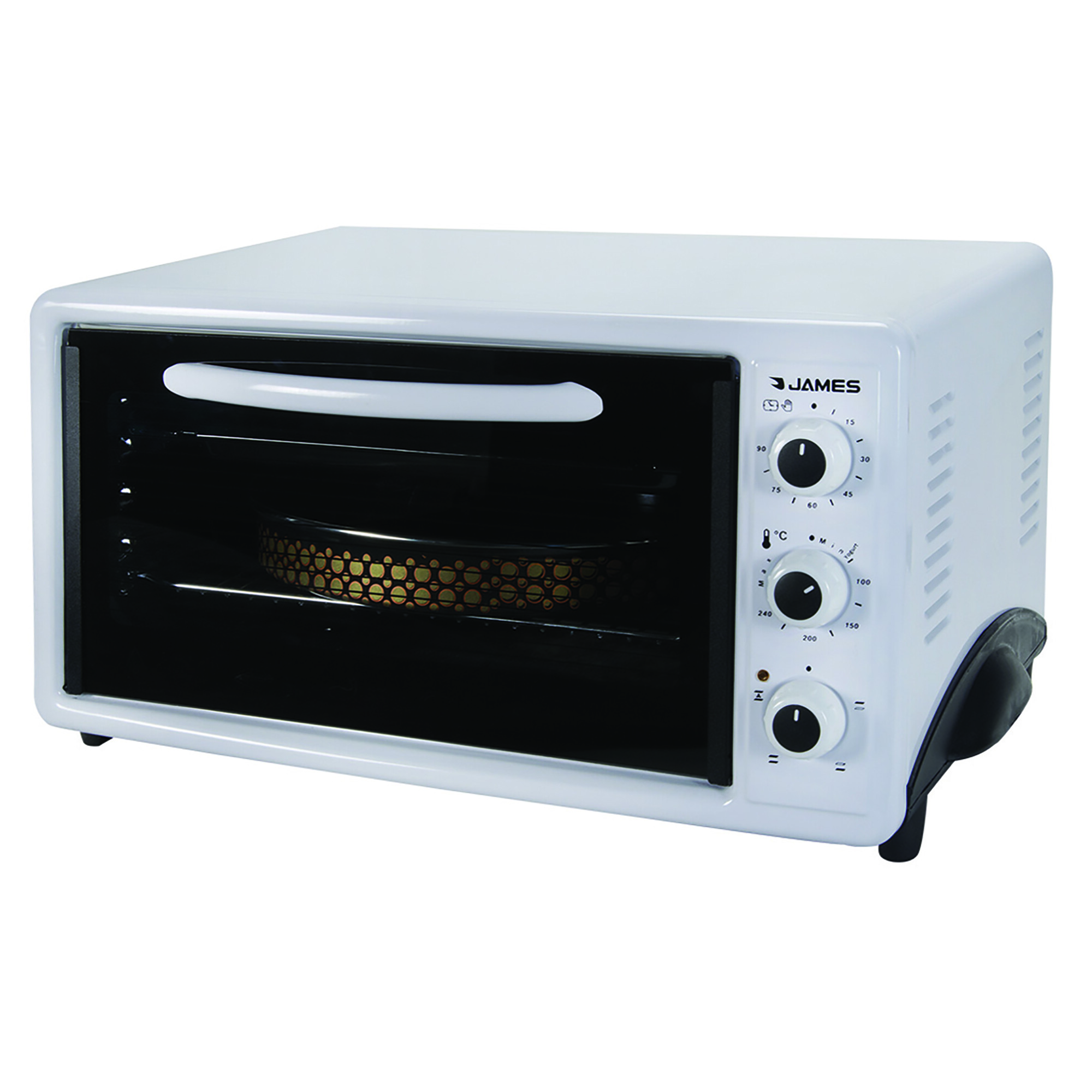 Horno Eléctrico De Mesa 40 Lts/1800w Metal Blanco James — Divino