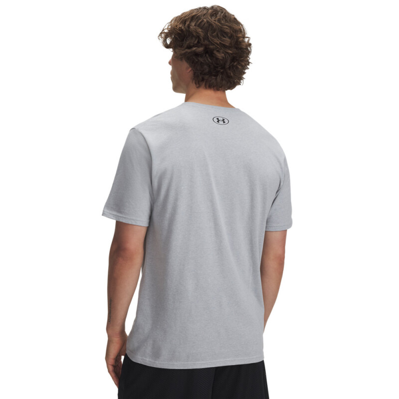UA CAMO CHEST STRIPE SS-WHT GRY-011