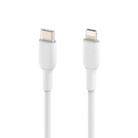 Cable De Carga Belkin Lightning A Usb-c 1mt Blanco (certificado Iphone) Cable De Carga Belkin Lightning A Usb-c 1mt Blanco (certificado Iphone)
