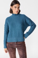 Sweater Panal Azul