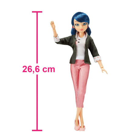 Muñeca Miraculous Cambios De Ropa Marinette - Ladybug
