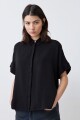 Camisa manga corta negro
