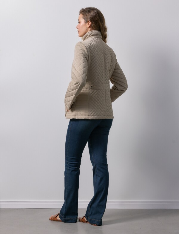 Campera Capitoneada BEIGE