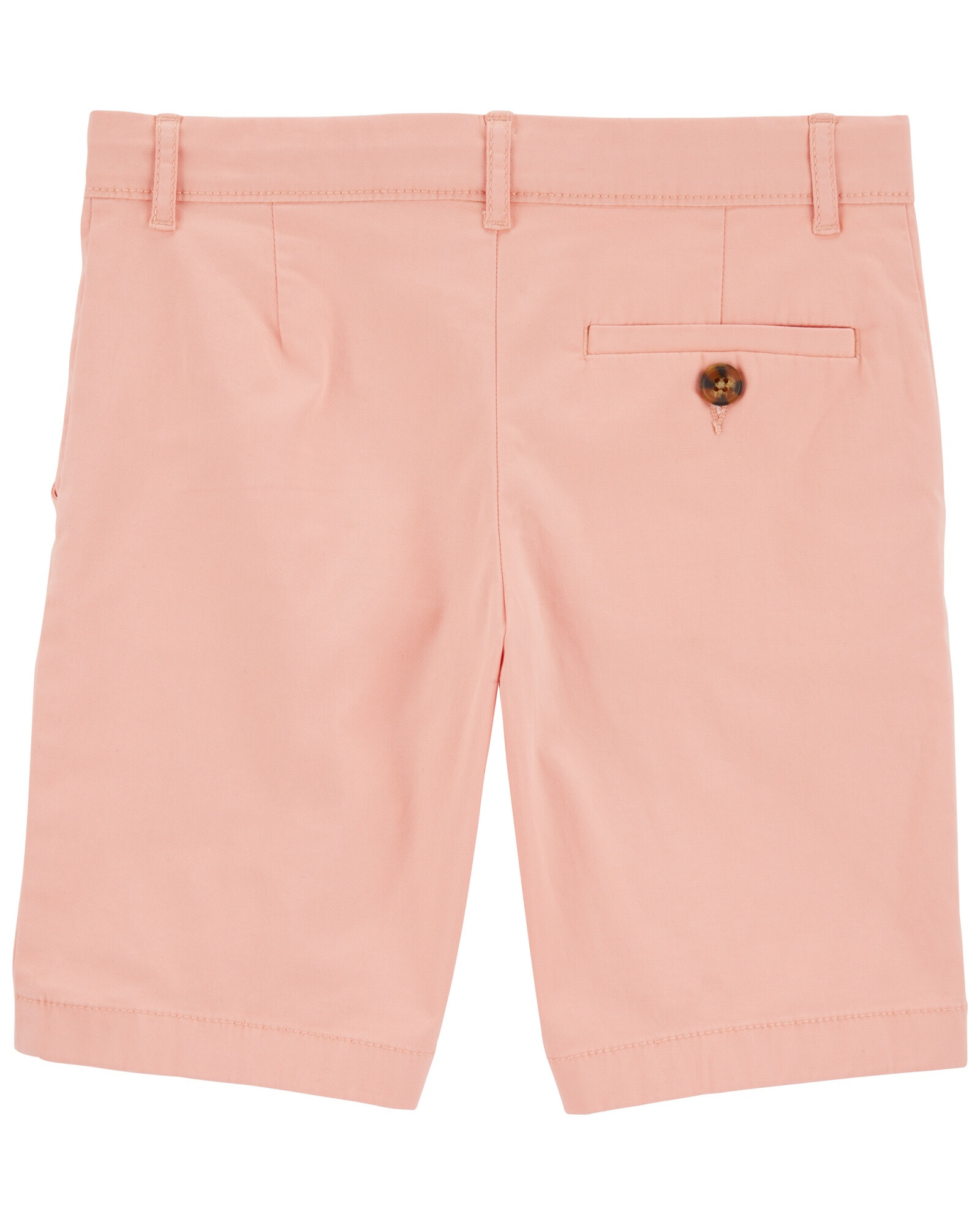 Short de algodón, clásico, salmón Sin color
