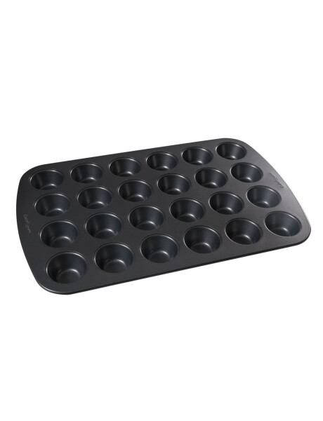 MOLDE MINI MUFFIN X24 240.3X25.8X2.5CM,0.5MM NEGRO MOLDE MINI MUFFIN X24 240.3X25.8X2.5CM,0.5MM NEGRO