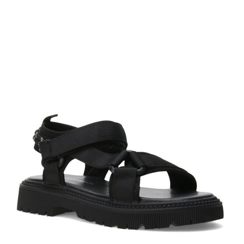 Sandalias de Niña MINI Miss Carol Califa de Tela Con Tiras Negro