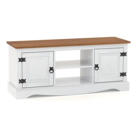 Promo Rack de TV + Paneleros Linea Naturale - Blanco Promo Rack de TV + Paneleros Linea Naturale - Blanco