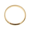 Par de alianzas clásicas en oro amarillo 18k de 3mm y triple altura bombé Par de alianzas clásicas en oro amarillo 18k de 3mm y triple altura bombé