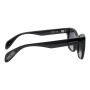 Lentes De Sol One Piece Cuadrado De Policarbonato Degradado/Negro