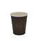 Vaso Liso Descartable de Carton x10Und Negro