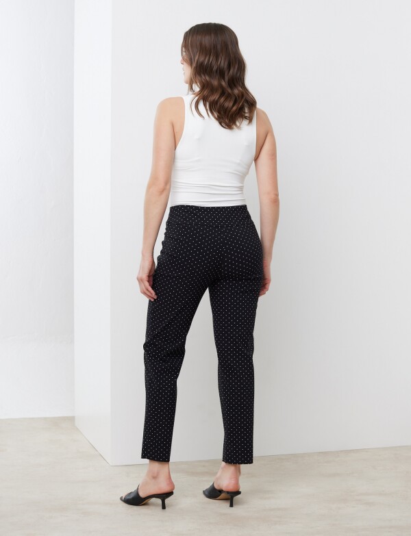 Pantalon Dots NEGRO/BLANCO