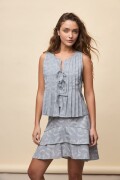 TOP VELA Negro/Blanco