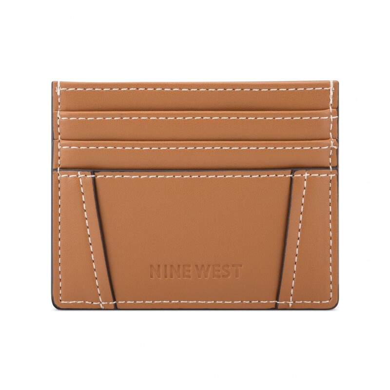 Small Leather Goods Fleura Card Case Brandy