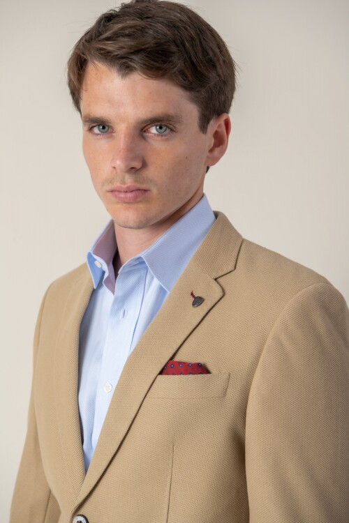 Saco Sport Jersey Beige