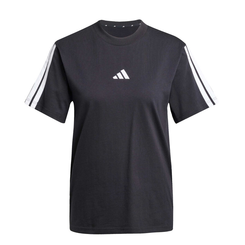 Remera de Mujer Adidas Essentials 3S Negro - Blanco