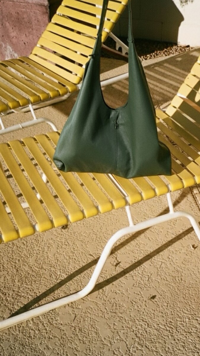 Cartera de cuero Oslo - Verde Gastado 