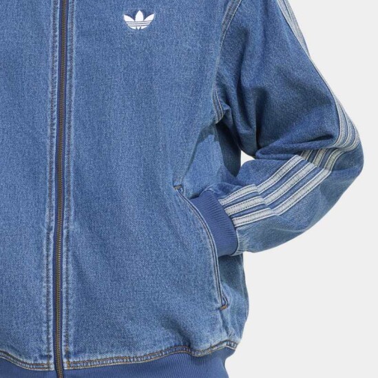 Campera Adidas Denim Adicolor Firebird Azul