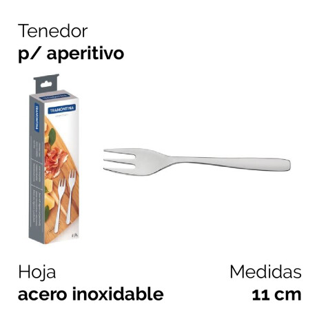 Tenedores P/aperitivo (en Caja) 6pz. Essentials Tramontina 6 Unica