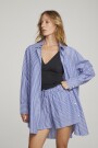 CAMISA STRIPE SHIRTING Celeste